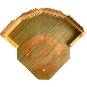 Vintage Handmade Wooden Turner Field Atlanta Braves Stadium 1/1 Display Piece